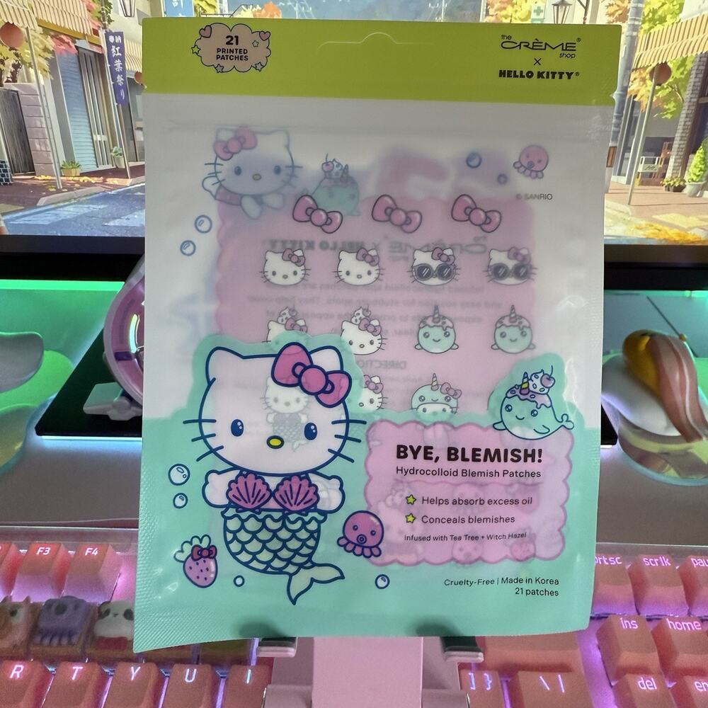The Creme Shop Sanrio Hello Kitty Hydrocolloid Acne Blemish Pimple Patches 21 - Picture 3 of 16